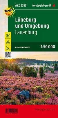 Cover for Luneburg and surroundings, hiking, cycling and leisure map 1:50,000, freytag &amp; berndt, WKD 5335 (Map) (2023)