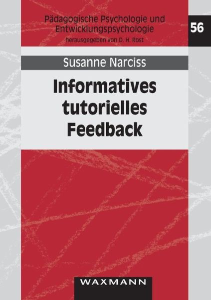 Cover for Susanne Narciss · Informatives tutorielles Feedback (Pocketbok) (2017)