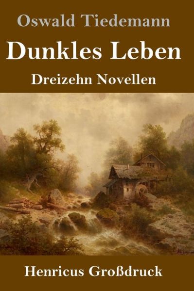 Cover for Oswald Tiedemann · Dunkles Leben (Grossdruck) (Hardcover Book) (2019)