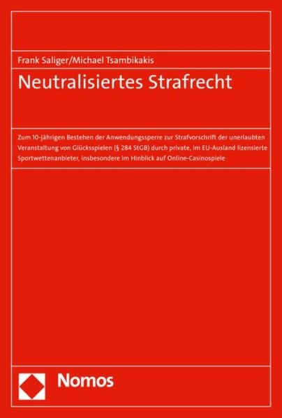 Cover for Saliger · Neutralisiertes Strafrecht (Book) (2017)