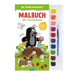 Cover for Trötsch Der kleine Maulwurf Malbuch mit Tuschkasten (Book) (2022)