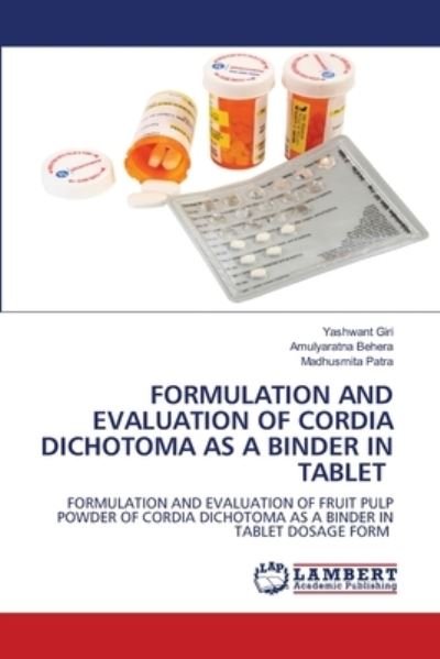 Cover for Giri · Formulation and Evaluation of Cord (N/A) (2021)
