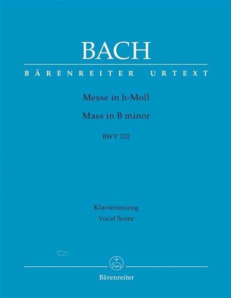 Cover for Johann Sebastian Bach · Bach:messe H-moll Bwv 232,ka.ba5935-90 (Buch)
