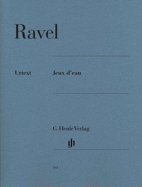 Cover for Ravel · Jeux d'eau,Kl.HN841 (Bok) (2018)