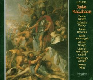 Cover for Robert King the Kings Consor · Handel Judas Maccabaeus (CD) (1992)