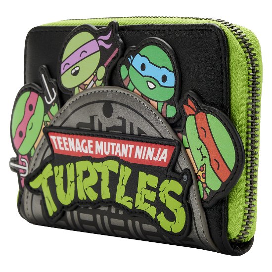Cover for Loungefly · Loungefly Nickelodeon: Teenage Mutant Ninja Turtles Sewer Cap Zip Around Wallet (tmntwa0001) (MERCH)