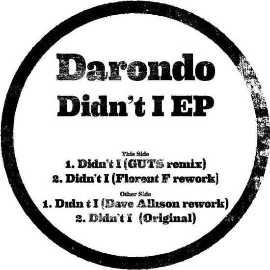 Didn't I - Darondo - Musique - UBIQUITY - 0780661133414 - 2 août 2019