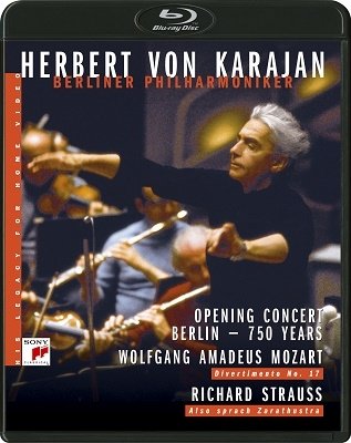 Opening Concert for 750th Anniy of Berlin Mozart:divertiment - Herbert Von Karajan - Musik - 7SI - 4547366527414 - 21. december 2022