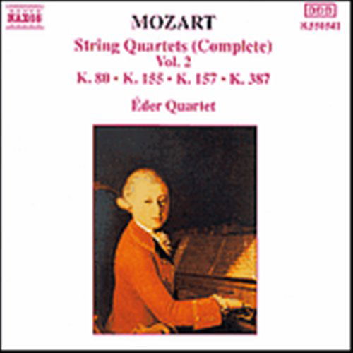 Mozart: String Quartets - Vol 2 - Eder Quartet - Musik - NAXOS - 4891030505414 - 31. december 1993