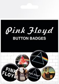 Album and Logos (Badge Pack) - Pink Floyd - Mercancía - PHM - 5028486235414 - 3 de junio de 2019
