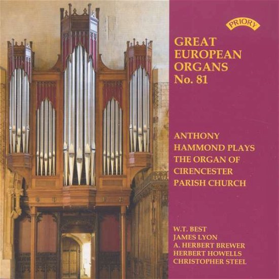 Cover for Anthony Hammond · Great European Organs No. 81: The Organ Of Cirencester Parish Church (CD) (2018)