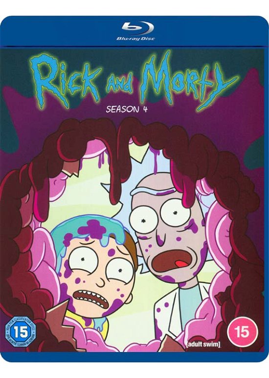 Cover for Rick and Morty S4 Bds · Rick And Morty Season 4 (Blu-ray) (2021)