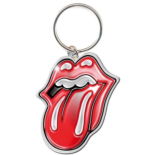 The Rolling Stones Keychain: Classic Tongue Metal (Enamel In-fill) - The Rolling Stones - Produtos - AMBROSIANA - 5055295352414 - 24 de outubro de 2014
