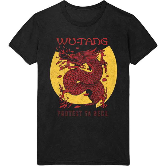 Wu-Tang Clan Unisex T-Shirt: Inferno (Black) - Wu-Tang Clan - Merchandise - - 5056012044414 - March 25, 2021