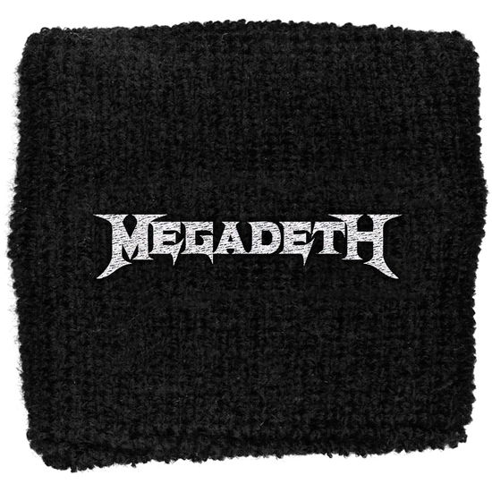 Megadeth Embroidered Wristband: Logo (Loose) - Megadeth - Marchandise -  - 5056365708414 - 