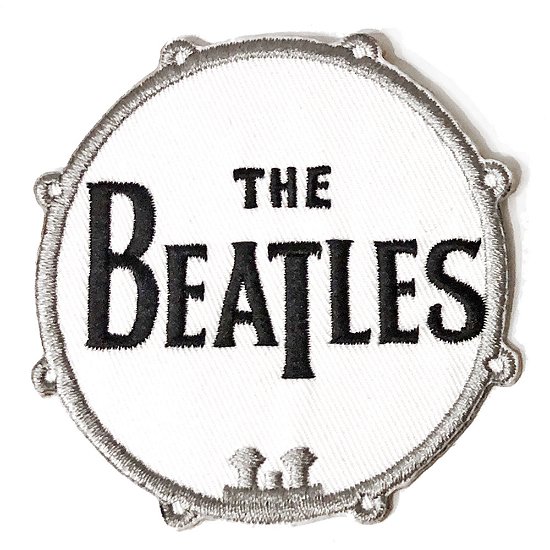 The Beatles Standard Woven Patch: Drum Logo - The Beatles - Koopwaar -  - 5056368624414 - 