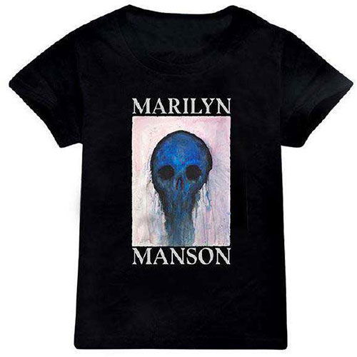 Marilyn Manson Kids T-Shirt: Halloween Painted Hollywood (12-13 Years) - Marilyn Manson - Marchandise -  - 5056368640414 - 
