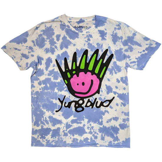 Cover for Yungblud · Yungblud Unisex T-Shirt: Face (Blue) (Wash Collection) (T-shirt) [size S] (2021)