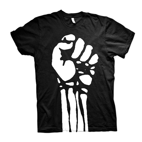 Cover for Rage Against the Machine · Large Fist (Jumbo Print) (T-shirt) [size S] [Black edition] (2018)