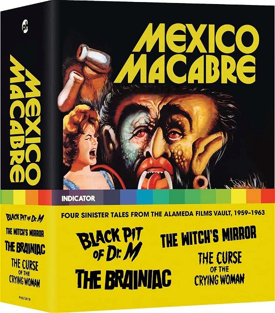Cover for Mexico Macabre: 4 Sinister Tales from the Alameda · Mexico Macabre - Four Sinister Tales from the Alameda Films Vault 1959 to 1963 Limited Edition (Blu-ray) [Limited edition] (2023)