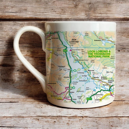 Cover for OS Map Bone China Mug - Loch Lomond and The Trossachs National Park (MERCH) (2025)