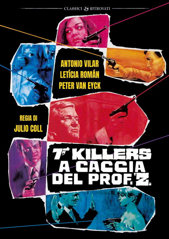 Cover for Vilar,Roman,Van Eyck,Coimbra,Semedo · Sette Killer A Caccia Del Prof. Z (DVD) (2018)