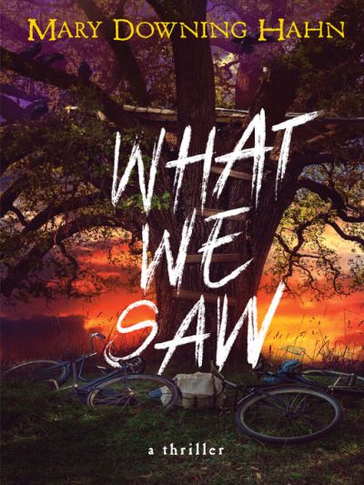 Cover for Mary Downing Hahn · What We Saw: A Thriller (Hardcover Book) (2022)