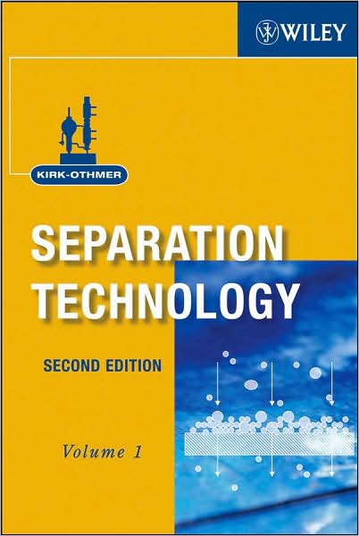 Kirk-Othmer Separation Technology, 2 Volume Set - Wiley - Books - John Wiley & Sons Inc - 9780470127414 - March 14, 2008