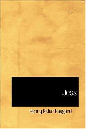 Cover for Henry Rider Haggard · Jess (Hardcover Book) (2008)