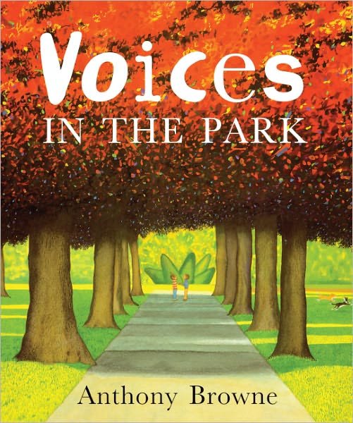 Cover for Anthony Browne · Voices in the Park (Turtleback School &amp; Library Binding Edition) (Dk Ink) (Innbunden bok) [Turtleback School &amp; Library Binding edition] (2001)