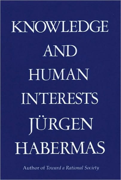 Cover for Jurgen Habermas · Knowledge and Human Interests (Taschenbuch) (1971)