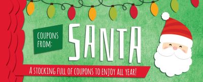 Cover for Sourcebooks · Coupons from Santa: A stocking full of coupons to enjoy all year! - Sealed with a Kiss (Paperback Book) (2016)