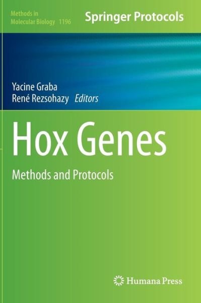 Cover for Yacine Graba · Hox Genes: Methods and Protocols - Methods in Molecular Biology (Gebundenes Buch) [2014 edition] (2014)