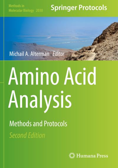 Cover for Amino Acid Analysis: Methods and Protocols - Methods in Molecular Biology (Paperback Book) [Second Edition 2019 edition] (2020)