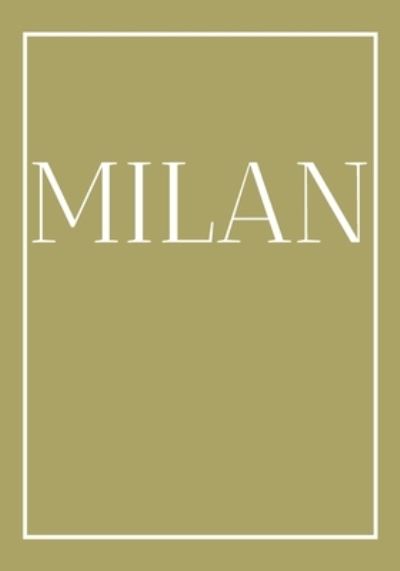 Cover for Contemporary Interior Design · Milan (Paperback Book) (2019)