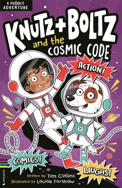 Cover for Tim Collins · Knutz and Boltz and the Cosmic Code: A STEAM Puzzle Adventure - Adventures of Knutz and Boltz (Paperback Book) (2025)