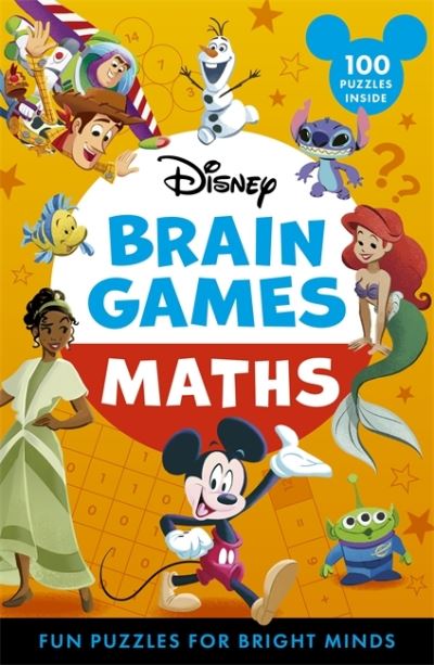 Cover for Walt Disney · Disney Brain Games: Maths: Fun puzzles for bright minds (Pocketbok) (2024)