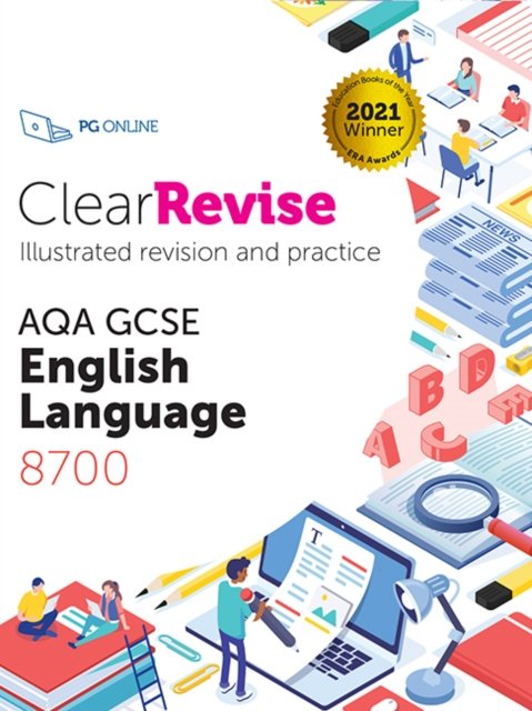 Cover for PG Online · ClearRevise AQA GCSE English Language 8700 (Paperback Book) (2022)