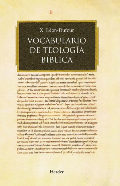 Vocabulario de Teologia Biblica - Xavier León-Dufour - Książki - HERDER & HERDER - 9788425426414 - 1 lutego 2021