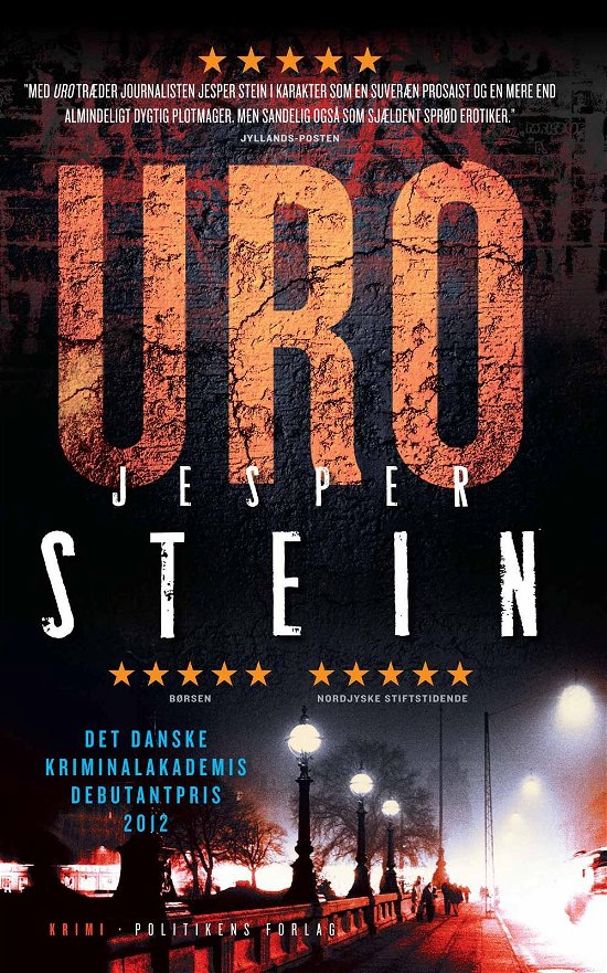 Cover for Jesper Stein · Uro (Bog) [5. udgave] (2015)