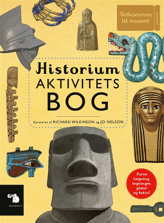 Cover for Richard Wilkinson &amp; Jo Nelson · Velkommen til museet: Historium Aktivitetsbog (Gebundenes Buch) [1. Ausgabe] (2024)
