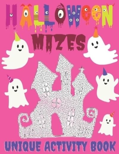 Cover for Cute Colours · Halloween Mazes Unique Activity Book (Taschenbuch) (2020)