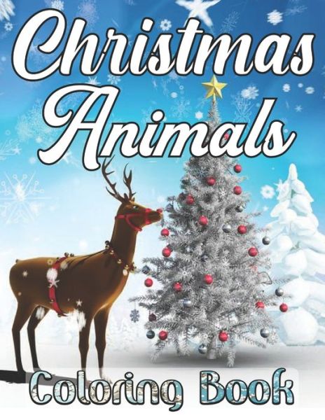 Cover for Linda Grant · Christmas Animals Coloring Book (Paperback Book) (2020)