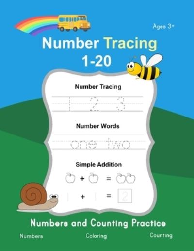 Cover for Leap Kidz Club · Number Tracing 1-20 (Paperback Bog) (2020)