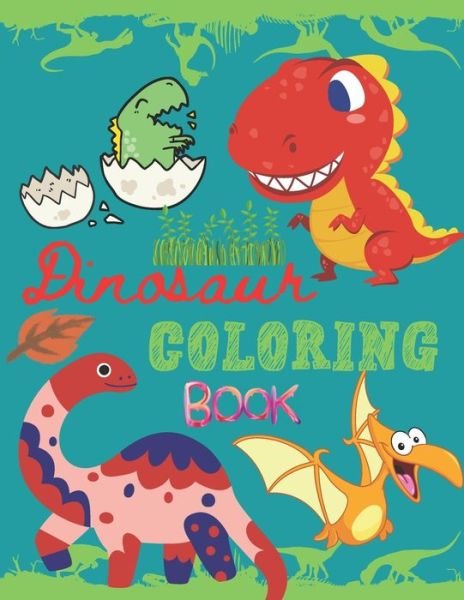 Cover for Red Angelica Press · Dinosaur Coloring Book (Taschenbuch) (2021)