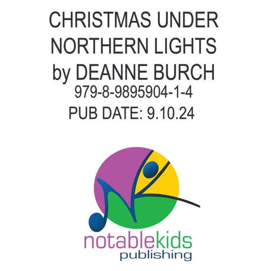 Cover for Deanne Burch · Christmas Under Northern Lights (Hardcover Book) (2025)