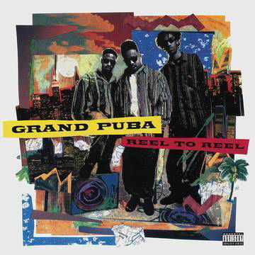 Cover for Grand Puba · Reel to Reel (Orange Yellow / Blue White Vinyl) (LP) [Coloured edition] (2020)