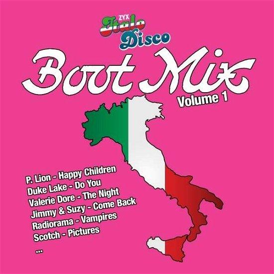 Cover for Italo Disco Boot Mix (LP) (2016)