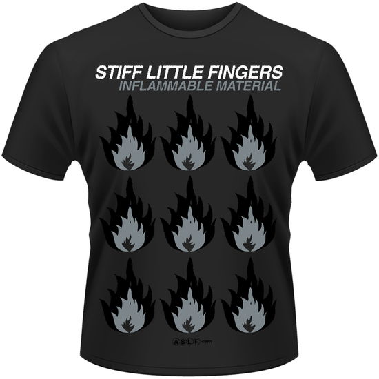 Cover for Stiff Little Fingers · Inflammable Material (T-shirt) [size M] [Black edition] (2015)