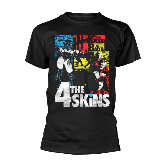 Cover for 4 Skins · The Good the Bad &amp; the 4 Skins (T-shirt) [size XL] [Black edition] (2019)